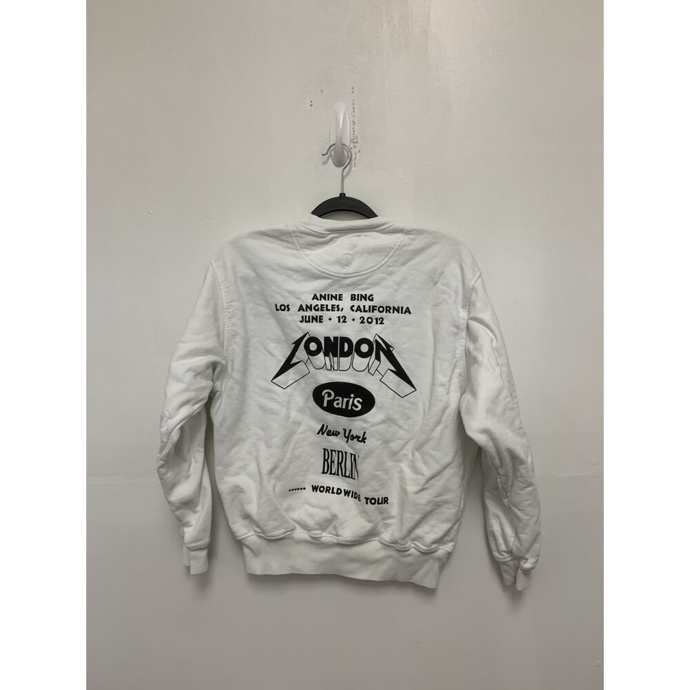 Anine Bing Ramona Tour Sweatshirt Small - Picture 3 of 5